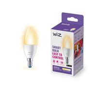 WiZ Smart Candle LED Bulb, E14, Smart Dimming LED, Connected WiFi Works with Alexa, Google Assistant & HomeKit, App Control for Livingroom, Bedroom, Dining Room, Energy Monitoring