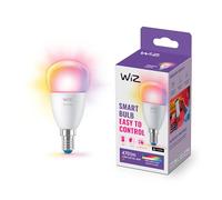 WiZ Smart Colour Bulb, E14, 4.9W, Smart Dimming, Dynamic Scenes, Connected WiFi Works with Alexa, Google Assistant & HomeKit, App Control for Home Indoor Lighting, Bedroom, Energy Monitoring