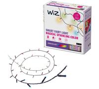 WiZ RGBIC Smart LED Fairy Light with Music Sync, 160 LEDs, 16 Million Colours, 8 Light Zones, Connects to WiFi, Voice/app Control, Works with Google Home, Alexa, LED Lights for Bedroom, Living Room