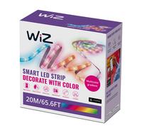 WiZ Smart RGBIC LED Strip Light, 20 m, 16 Million Colors, Dynamic Light Scenes, Wi-Fi, Voice/App Control, Works with Google Home, Alexa and HomeKit,