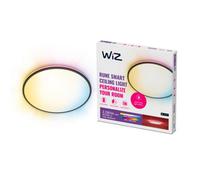 Wiz Tunable White And Rgb Aura Smart Connected Wifi Ceiling Mounted Light Black With App Control