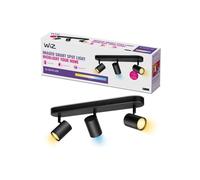 WiZ Tunable White Imageo Smart Connected WiFi Ceiling Light Spot Fixture. [3 Spot - Black] App Control for Indoor Home Lighting, Livingroom and Bedroom