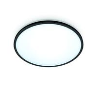 WiZ Tunable White Superslim Smart Connected WiFi Ceiling Mounted Light [White - 14W] Cool to Warm White Light, App Control for Home Indoor Lighting, Livingroom, Bedroom.
