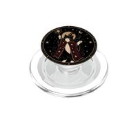 Wizard Black Cat Star Moon Celestial Dark Mystical Fantasy PopSockets PopGrip for MagSafe
