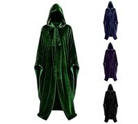 Wizard Cloak Magician Cape Cosplay Robe Adult Costume