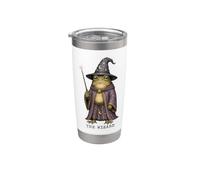 Wizard Frog Magic Toad Fantasy Cottagecore Stainless Steel Insulated Tumbler