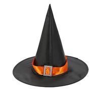 Wizard Hat Kids,Halloween Hats Pointed Tip With Veil Witches Hat Kids Wide Brim Black Witch Hat Spider Web Hat Breathable Accessory For Halloween Party Costume Accessory