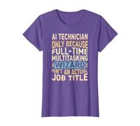 Wizard Job Title Quote - Funny AI Technician T-Shirt