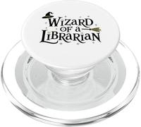 Wizard Librarian Book Lover Quote PopSockets PopGrip for MagSafe