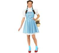 Wizard of Oz Dorothy Ladies Fancy Dress World Book Day Womens Adult Costume