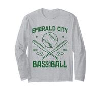 Wizard of Oz Emerald City Baseball Costume Halloween Long Sleeve T-Shirt