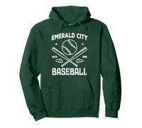 Wizard of Oz Emerald City Baseball Costume Halloween Pullover Hoodie