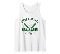 Wizard of Oz Emerald City Baseball Costume Halloween Tank Top