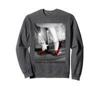 Wizard Of Oz Ruby Slippers Photo Sweatshirt, Adult Unisex, Dark Heather Grey, Large