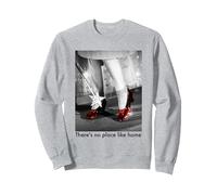 Wizard Of Oz Ruby Slippers Photo Sweatshirt, Adult Unisex, Heather Grey, Medium