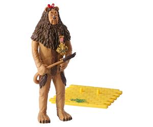 Wizard Of OZ - The Magician Cowardly Lion Bendyfig PVC Figure Noble Collections