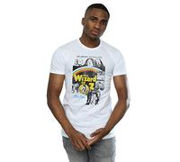 Wizard of Oz The Men's Distressed Movie Poster T-Shirt XXX-Large White