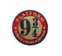 Wizard Potter Hokvarts Train Platform 9 3/4 Patch 3 inches Iron on Embroiderer Patch