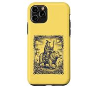 Wizard Riding Capybara Fantasy Engraving Art Case for iPhone 11 Pro