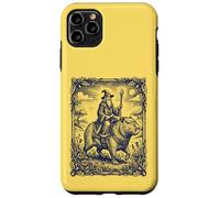 Wizard Riding Capybara Fantasy Engraving Art Case for iPhone 11 Pro Max