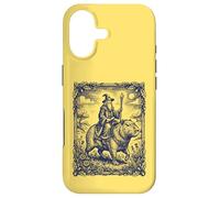 Wizard Riding Capybara Fantasy Engraving Art Case for iPhone 17