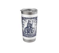 Wizard Riding Mystical Creature Elephant Shrew Fantasy Stainless Steel Insulated Tumbler