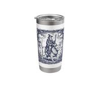 Wizard Riding Sphynx Cat Fantasy Engraving Art Stainless Steel Insulated Tumbler
