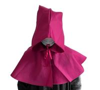 Wizard Robe, Unisex Gothic Hooded Shawl Cape Vintage Short Medieval Renaissance Cowl Cloak Halloween Vampire Cosplay Accessories