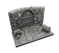 Wizard Room Entrance Display | 28mm 1/56 Scale Miniature | RPG Tabletop Figure Landscape Modelling Wargaming Fantasy Diorama Wargames Model Scenery Terrain Scatter Roleplaying 3d Printed Paintable