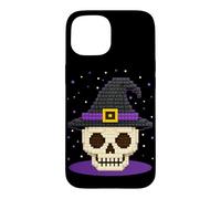 Wizard Skeleton Witch Brick Builder Halloween Brick Or Treat Case for iPhone 15