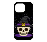 Wizard Skeleton Witch Brick Builder Halloween Brick Or Treat Case for iPhone 16 Pro
