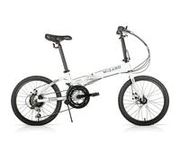 Wizard Skyline M500D 20" Folding Bike - White / One Size / 20" Wheels