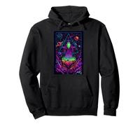 Wizard Space Magic Sorcerer Mystic Vision Aura Pullover Hoodie