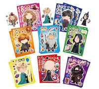 Wizard Stickers for Boys Girls - 16Sheet Art Craft Make a Face DIY Stickers for Kid Make Your Own Personalized Sticker Magic for Birthday Party Supplies Favors Bag Gift Pinata Fillers Lucky Dip Prizes