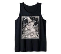 Wizard Tarot Frog Toad | Witchcore Cottagecore Dark Academia Tank Top