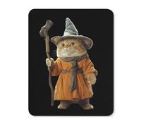 Wizard Weird Halloween Cat Gaming Mousepad Anti-Slip Rubber Base