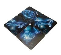 Wizarding World CSP0021 Harry Potter (Patronus) 4 Coaster Set, Multi Coloured, 10 x 10cm