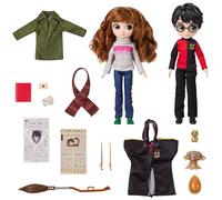 Wizarding World Harry Potter, 20.3-cm Harry Potter and Hermione Granger Dolls and Accessories Gift Set, over 20 Pieces, Kids’ Toys for Ages 6 and up
