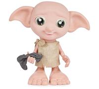 Wizarding World Harry Potter 21.6 cm Magical Dobby Interactive Elf Doll with Sock and Over 35 Sounds and Phrases Toy for Girls Ages 6 and Up (Spin Master 6069166) Dobby Speaks Spanish or Portuguese