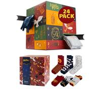 Wizarding World Harry Potter Advent Calendar With Socks Gift For Men Women Sock Present In Box Christmas 24 Pairs 2.5-6.5