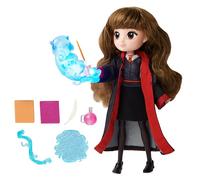 Wizarding World Harry Potter, 20.3-cm Hermione Granger Light-up Patronus Doll with 7 Doll Accessories and Hogwarts Robe, Kids Toys for Ages