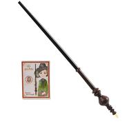Wizarding World Harry Potter Authentic Minerva McGonagall Plastic Wand with Spell Card, 12 Inch, Toy for Children Aged 6 and Above, Fan Merchandise