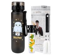 Wizarding World Harry Potter Drinking Bottle Tritan Water Bottle BPA Free Reusable for School Sports Fitness Gym Easy Closure Gift for Men Women and Children Harry Potter 1000ml