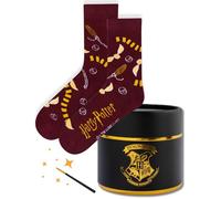 Wizarding World Harry Potter Gifts - Socks For Men & Women 2.5-10.5 | Thank You, Best Friend, Cotton Fabric, Birthday Surprise, Crew Length, Funny Design, Size Range