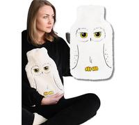 Wizarding World Harry Potter Hot Water Bottle with Cover 1,8L | Period & Back Pain Relief, Hedwig Theme, Hermione Motif
