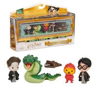 Wizarding World Harry Potter, Micro Magical Moments Chamber of Secrets Scene Gift Set with 5 Mini Figures & Display Case, Kids’ Toys for Ages 6+