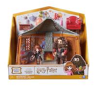 Wizarding World, Harry Potter Playset, Hagrid's Hut with 2 Figures and 9 Doll Accessories