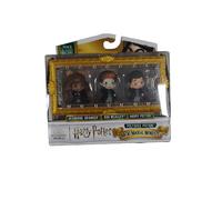 Wizarding World Harry Potter - Micro Magical Moments Collectible Figures Multipack "Vielsaft-Trank" with Harry, Hermione, Ron and Display Box, Toy for Children from 6 Years, Fan Item (Assorted)