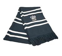 Wizarding World Harry Potter Premium House Scarf - Licensed Merchandise - Gryffindor, Slytherin, Ravenclaw, Hufflepuff - 183 cm Extra Long Knit Winter Scarf with Embroidered Crest & Tassels (Blue)
