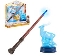Wizarding World Official, 12-Inch Harry Potter Patronus Spell Wand with Stag Figure, Lights and Sounds Kids’ Fancy Dress Role Play Toys for Ages 6 and up